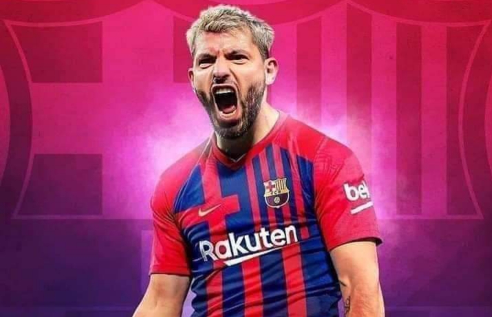 بعد إنضمامه الى برشلونة...أغويرو: أنا في أفضل نادٍ في العالم