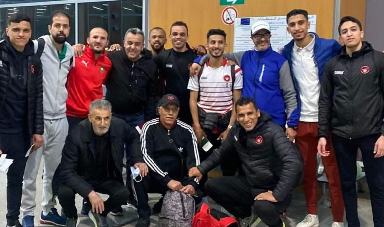 بالصور: بعثة شباب المحمدية تساند الأسود أمام الكونغو الديمقراطية