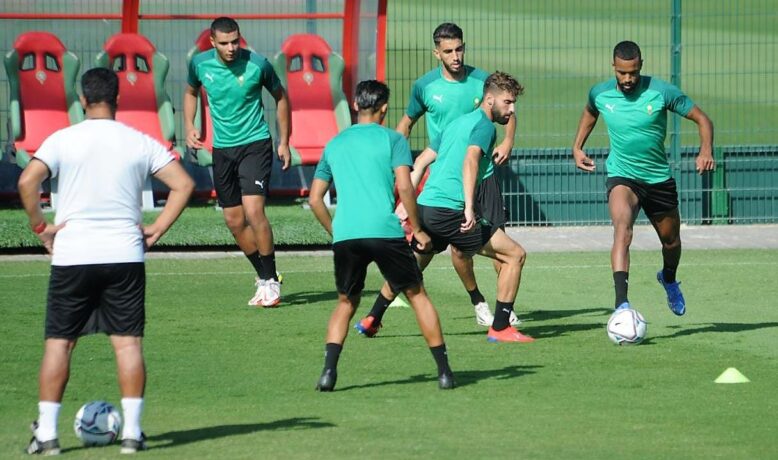 المنتخب المغربي لكرة القدم يتأهب لمواجهة السينغال