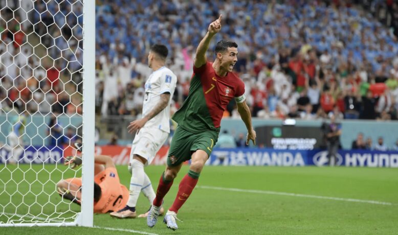 البرتغال يتغلب على الأوروغواي ليتربع على عرش مجموعته