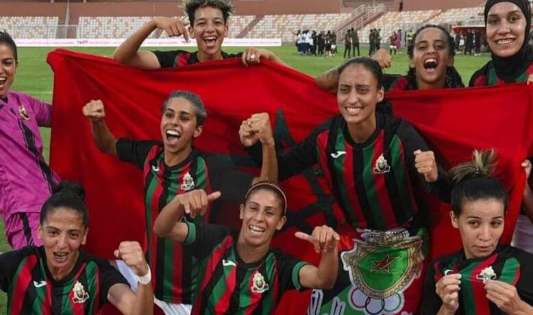 إناث الجيش الملكي يحققن أول لقب قاري لكرة القدم المغربية على حساب صانداونز