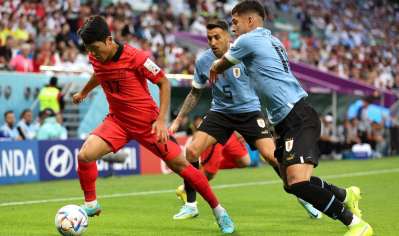 التعادل السلبي ينهي مباراة كوريا الجنوبية والأوروغواي بالمونديال