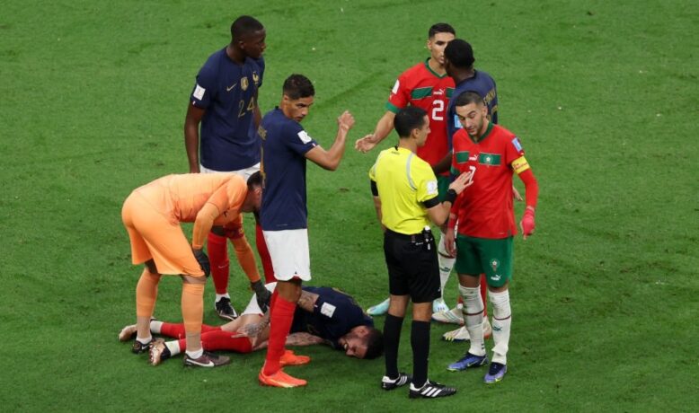 الجامعة الملكية المغربية لكرة القدم تحتج على حكم مباراة الأسود ضد فرنسا
