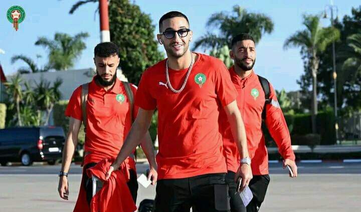 وفد ديبلوماسي مهم يستقبل أسود الأطلس بأبيدجان